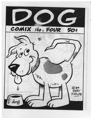 Cover to Dog Comix #4 by Gary Fields