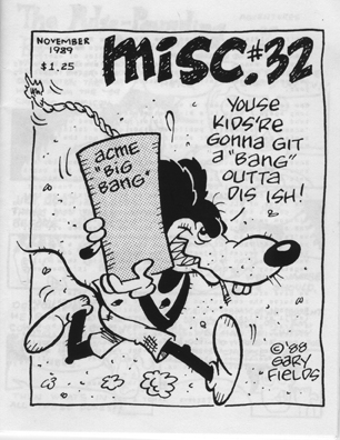 Cover to Misc! #32 by Gary Fields