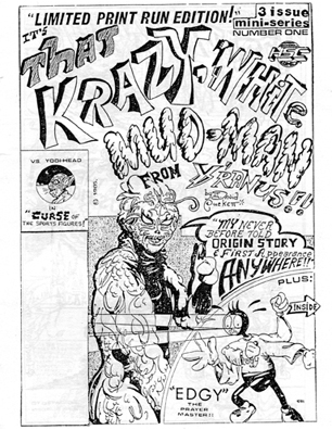 Cover for That Krazy White Mud-Man #1 by Dave Puckett